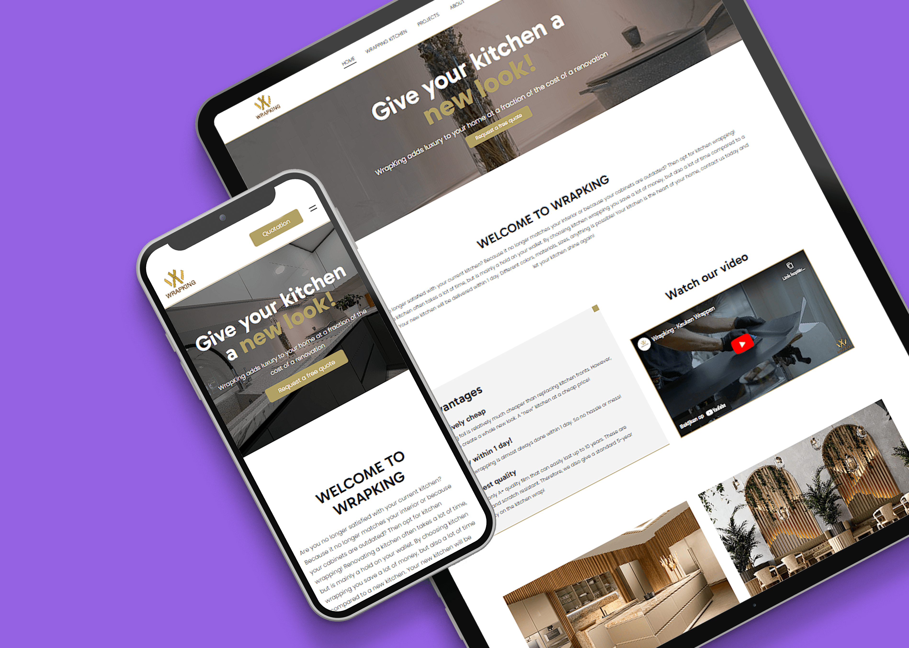 Preview van het Wrapking project